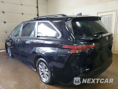Drugie zdjęcie samochodu z przodu: 2022 TOYOTA SIENNA XLE VIN:5TDYSKFC3NS051894 - miniatura