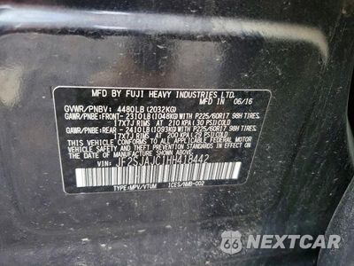 Zdjęcie 13 z 13 samochodu: 2017 SUBARU FORESTER 2.5I LIMITED VIN:JF2SJAJC1HH418442 - miniatura