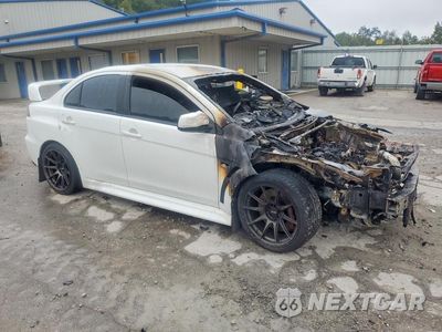 Czwarte zdjęcie samochodu z boku: 2010 MITSUBISHI LANCER EVOLUTION GSR VIN:JA32W8FV4AU029745 - miniatura
