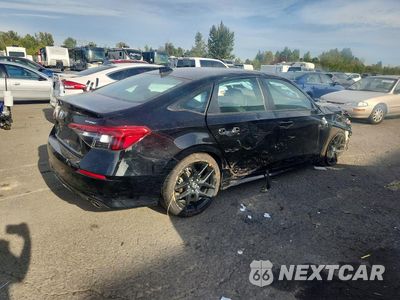 Trzecie zdjęcie samochodu z tyłu: 2022 HONDA CIVIC SPORT VIN:2HGFE2F50NH535926 - miniatura