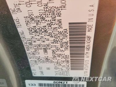 Zdjęcie 12 z 12 samochodu: 2012 TOYOTA TACOMA BASE VIN:5TFPX4EN4CX007955 - miniatura