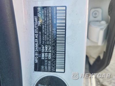 Zdjęcie 12 z 12 samochodu: 2020 MERCEDES-BENZ E 350 VIN:WDDZF8DB2LA700784 - miniatura