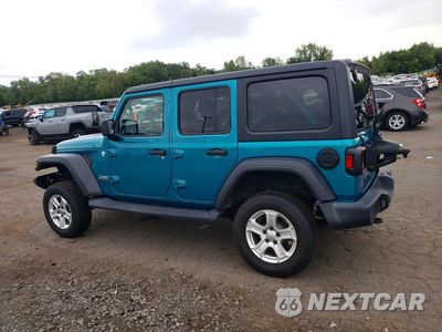 Drugie zdjęcie samochodu z przodu: 2019 JEEP WRANGLER UNLIMITED SPORT VIN:1C4HJXDG4KW602769 - miniatura