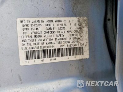 Zdjęcie 13 z 13 samochodu: 2009 HONDA FIT SPORT VIN:JHMGE884X9C005934 - miniatura