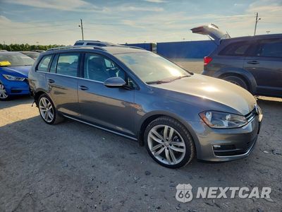 Czwarte zdjęcie samochodu z boku: 2017 VOLKSWAGEN GOLF SPORTWAGEN S VIN:3VWC17AU2HM501627 - miniatura