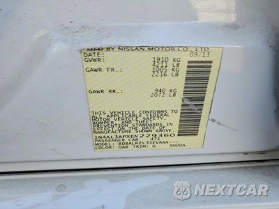 Zdjęcie 12 z 12 samochodu: 2014 NISSAN ALTIMA 2.5 S VIN:1N4AL3APXEN229360 - miniatura