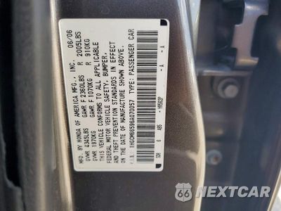 Zdjęcie 12 z 12 samochodu: 2006 HONDA ACCORD EX VIN:1HGCM66596A070057 - miniatura