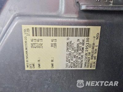 Zdjęcie 12 z 12 samochodu: 2009 NISSAN ALTIMA 2.5 VIN:1N4AL21E59C195130 - miniatura