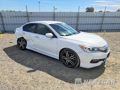 Czwarte zdjęcie samochodu z boku: 2016 HONDA ACCORD SPORT VIN:1HGCR2F54GA141726 - miniatura