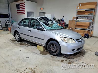 Czwarte zdjęcie samochodu z boku: 2005 HONDA CIVIC DX VP VIN:1HGES16305L010882 - miniatura