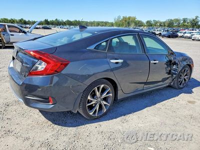 Trzecie zdjęcie samochodu z tyłu: 2019 HONDA CIVIC TOURING VIN:19XFC1F90KE201310 - miniatura