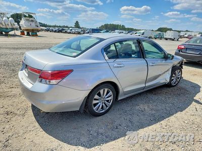 Trzecie zdjęcie samochodu z tyłu: 2012 HONDA ACCORD EXL VIN:1HGCP2F80CA137781 - miniatura
