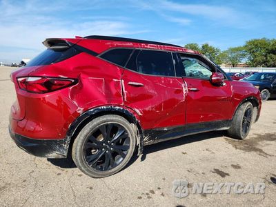 Trzecie zdjęcie samochodu z tyłu: 2020 CHEVROLET BLAZER RS VIN:3GNKBKRS8LS533382 - miniatura
