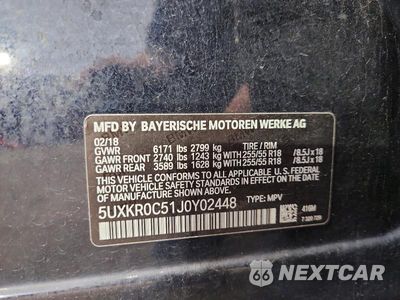 Zdjęcie 13 z 13 samochodu: 2018 BMW X5 XDRIVE35I VIN:5UXKR0C51J0Y02448 - miniatura