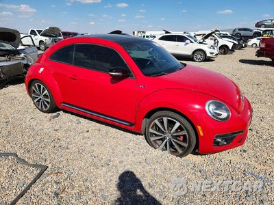 Czwarte zdjęcie samochodu z boku: 2014 VOLKSWAGEN BEETLE TURBO VIN:3VWVS7AT4EM613693 - miniatura