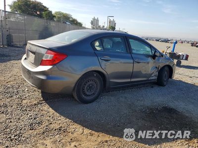 Trzecie zdjęcie samochodu z tyłu: 2012 HONDA CIVIC LX VIN:19XFB2F59CE020939 - miniatura