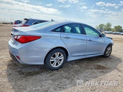 Trzecie zdjęcie samochodu z tyłu: 2014 HYUNDAI SONATA GLS VIN:5NPEB4AC6EH915834 - miniatura