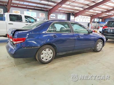 Trzecie zdjęcie samochodu z tyłu: 2003 HONDA ACCORD LX VIN:1HGCM56343A023278 - miniatura