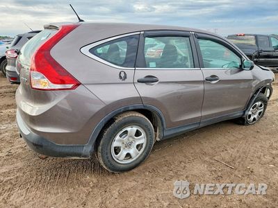 Trzecie zdjęcie samochodu z tyłu: 2013 HONDA CR-V LX VIN:5J6RM4H39DL007108 - miniatura