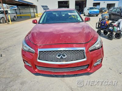 Piąte zdjęcie samochodu w środku: 2015 INFINITI Q50 PREMIUM VIN:JN1BV7AP6FM353023 - miniatura