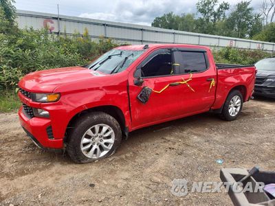 2021 CHEVROLET SILVERADO K1500 CUSTOM 1GCPYBEK3MZ213748 - główne zdjęcie licytacji z USA - miniatura