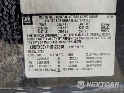 Zdjęcie 13 z 13 samochodu: 2017 BUICK ENVISION PREMIUM VIN:LRBFXESX4HD127818 - miniatura