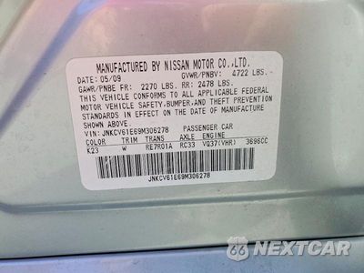 Zdjęcie 13 z 13 samochodu: 2009 INFINITI G37 SEDAN BASE VIN:JNKCV61E69M306278 - miniatura