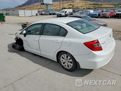 Drugie zdjęcie samochodu z przodu: 2012 HONDA CIVIC LX VIN:2HGFB2F54CH315016 - miniatura