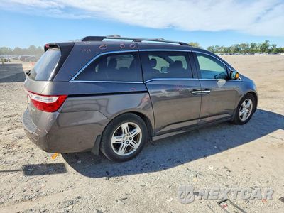Trzecie zdjęcie samochodu z tyłu: 2013 HONDA ODYSSEY TOURING VIN:5FNRL5H94DB011539 - miniatura