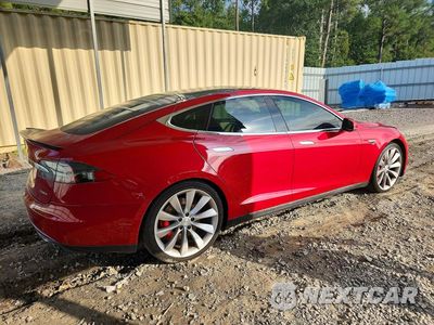 Trzecie zdjęcie samochodu z tyłu: 2014 TESLA MODEL S VIN:5YJSA1H10EFP32095 - miniatura