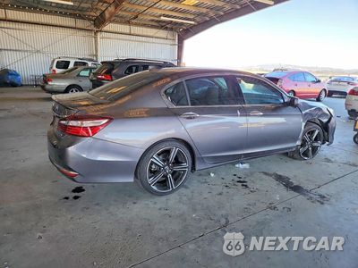 Trzecie zdjęcie samochodu z tyłu: 2017 HONDA ACCORD HYBRID EXL VIN:JHMCR6F54HC010127 - miniatura