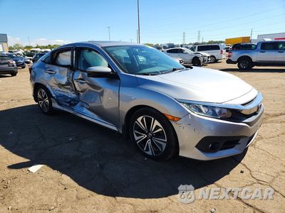Czwarte zdjęcie samochodu z boku: 2017 HONDA CIVIC EX VIN:19XFC1F33HE013191 - miniatura