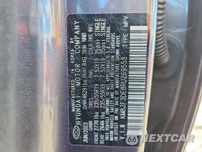 Zdjęcie 14 z 14 samochodu: 2024 HYUNDAI TUCSON XRT VIN:KM8JF3DE8RU269553 - miniatura