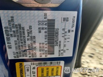 Zdjęcie 12 z 12 samochodu: 2017 FORD FUSION SE HYBRID VIN:3FA6P0LU5HR380765 - miniatura