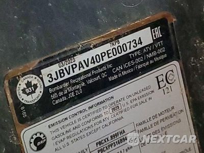 Zdjęcie 10 z 10 samochodu: 2023 CAN-AM MAVERICK X3 X RC 64 TURBO RR VIN:3JBVPAV40PE000734 - miniatura