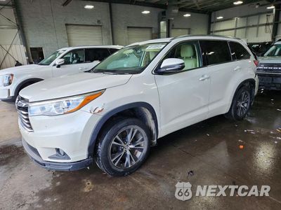 2016 TOYOTA HIGHLANDER XLE 5TDJKRFH9GS248853 - główne zdjęcie licytacji z USA - miniatura
