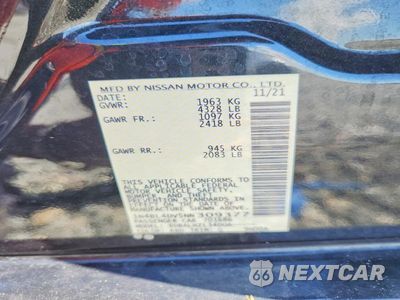 Zdjęcie 12 z 12 samochodu: 2022 NISSAN ALTIMA SV VIN:1N4BL4DV5NN309377 - miniatura