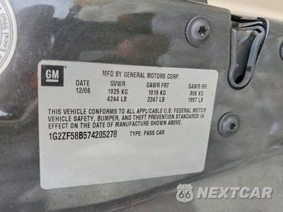 Zdjęcie 12 z 12 samochodu: 2007 PONTIAC G6 VALUE LEADER VIN:1G2ZF58B574205278 - miniatura