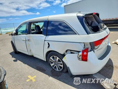 Drugie zdjęcie samochodu z przodu: 2014 HONDA ODYSSEY TOURING VIN:5FNRL5H92EB123337 - miniatura