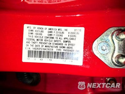 Zdjęcie 12 z 12 samochodu: 2016 HONDA ACCORD SPORT VIN:1HGCR2F57GA036209 - miniatura