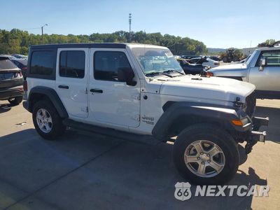 Czwarte zdjęcie samochodu z boku: 2020 JEEP WRANGLER UNLIMITED SPORT VIN:1C4HJXDG9LW117352 - miniatura