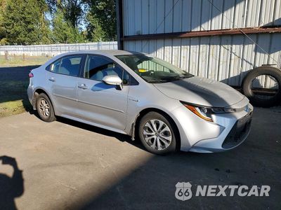 Czwarte zdjęcie samochodu z boku: 2020 TOYOTA COROLLA LE VIN:JTDEBRBE1LJ021709 - miniatura
