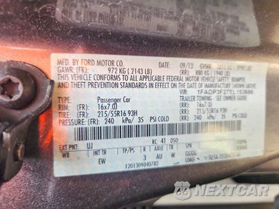 Zdjęcie 12 z 12 samochodu: 2014 FORD FOCUS SE VIN:1FADP3F27EL153686 - miniatura