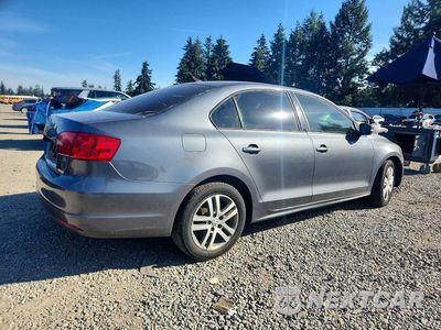 Trzecie zdjęcie samochodu z tyłu: 2014 VOLKSWAGEN JETTA SE VIN:3VWD17AJ9EM297382 - miniatura