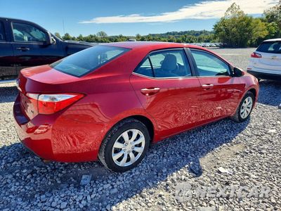 Trzecie zdjęcie samochodu z tyłu: 2014 TOYOTA COROLLA LE VIN:5YFBURHE6EP118374 - miniatura