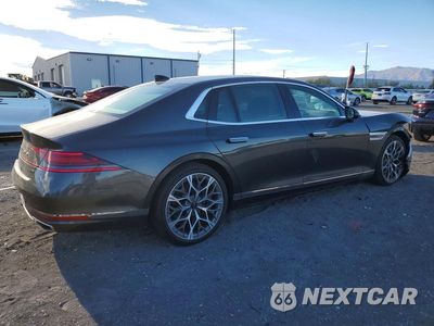Trzecie zdjęcie samochodu z tyłu: 2024 GENESIS G90 3.5T E-SUPERCHARGER VIN:KMTFC4SD8RU037748 - miniatura