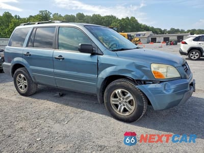 Czwarte zdjęcie samochodu z boku: 2005 HONDA PILOT EX VIN:2HKYF18475H517126 - miniatura