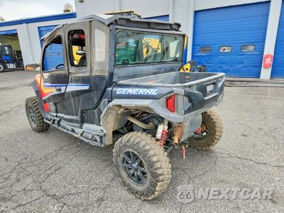 Trzecie zdjęcie samochodu z tyłu: 2022 POLARIS GENERAL UTILITY VEHICLE VIN:3NSGMK998NH665594 - miniatura