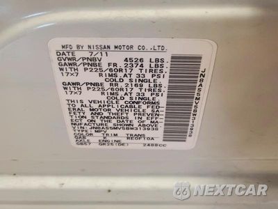 Zdjęcie 13 z 13 samochodu: 2011 NISSAN ROGUE S VIN:JN8AS5MV5BW313938 - miniatura