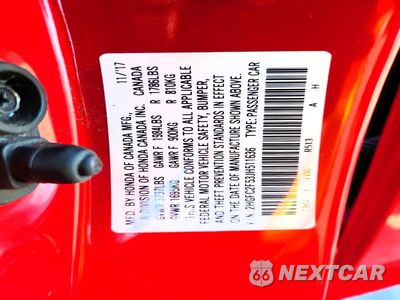 Zdjęcie 12 z 12 samochodu: 2018 HONDA CIVIC LX VIN:2HGFC2F53JH511636 - miniatura